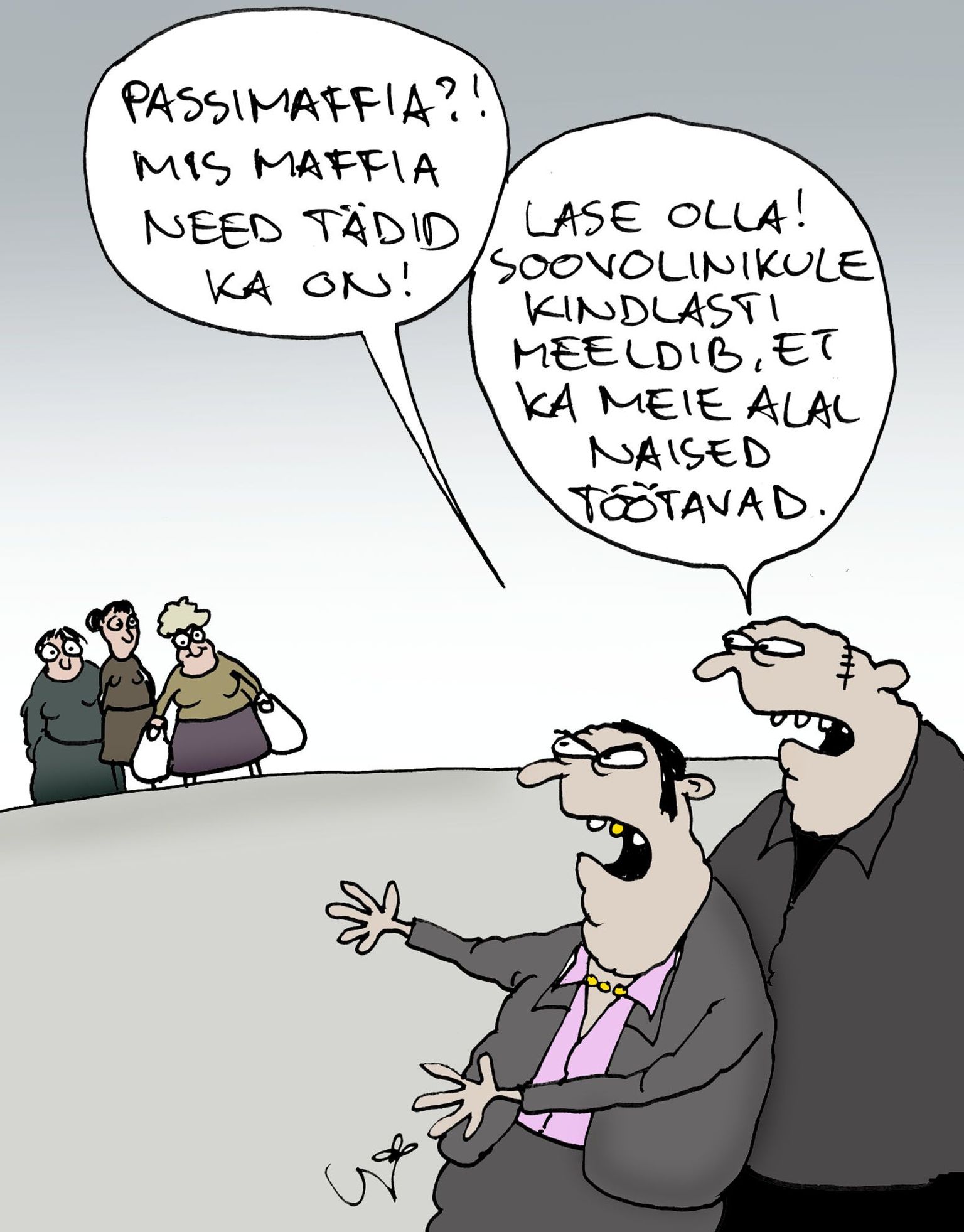 Karikatuur.
