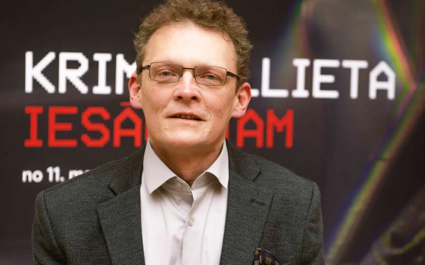 Armands Zvirbulis daudzsēriju filmas “Krimināllieta iesācējam” pirmizrādē