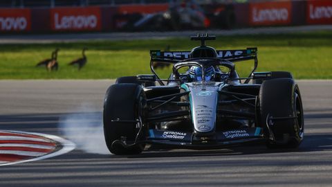 Mercedeste võidukäik jätkub, Kanadas edestas Russell Antonellit
