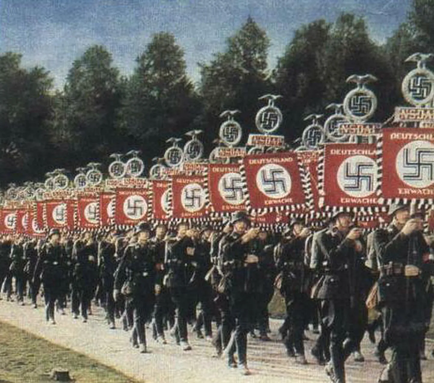 Natside paraad. Foto on illustratiivne