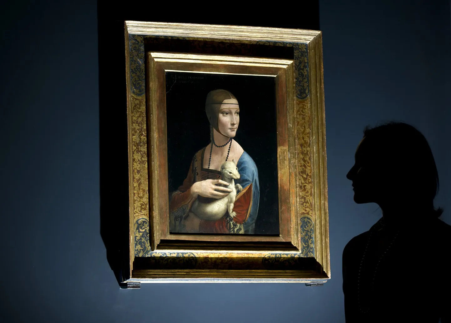 Leonardo da Vinci maal «Daam hermeliiniga».
