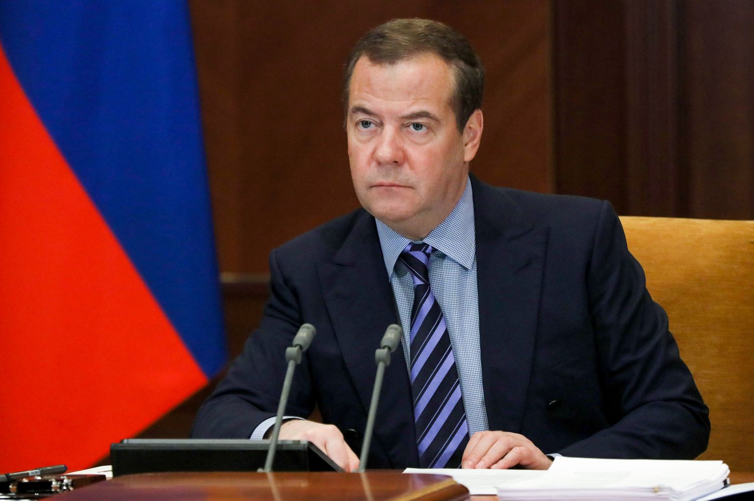 Vene julgeolekunõukogu aseesimees Dmitri Medvedev.