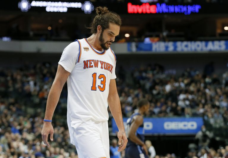 Neid pilte, kus Joakim Noah kannab New York Knicksi särgi, just liiga palju pole. 