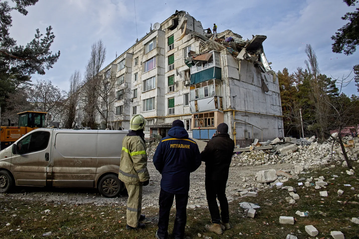 Уничтоженный дом в Харьковской области