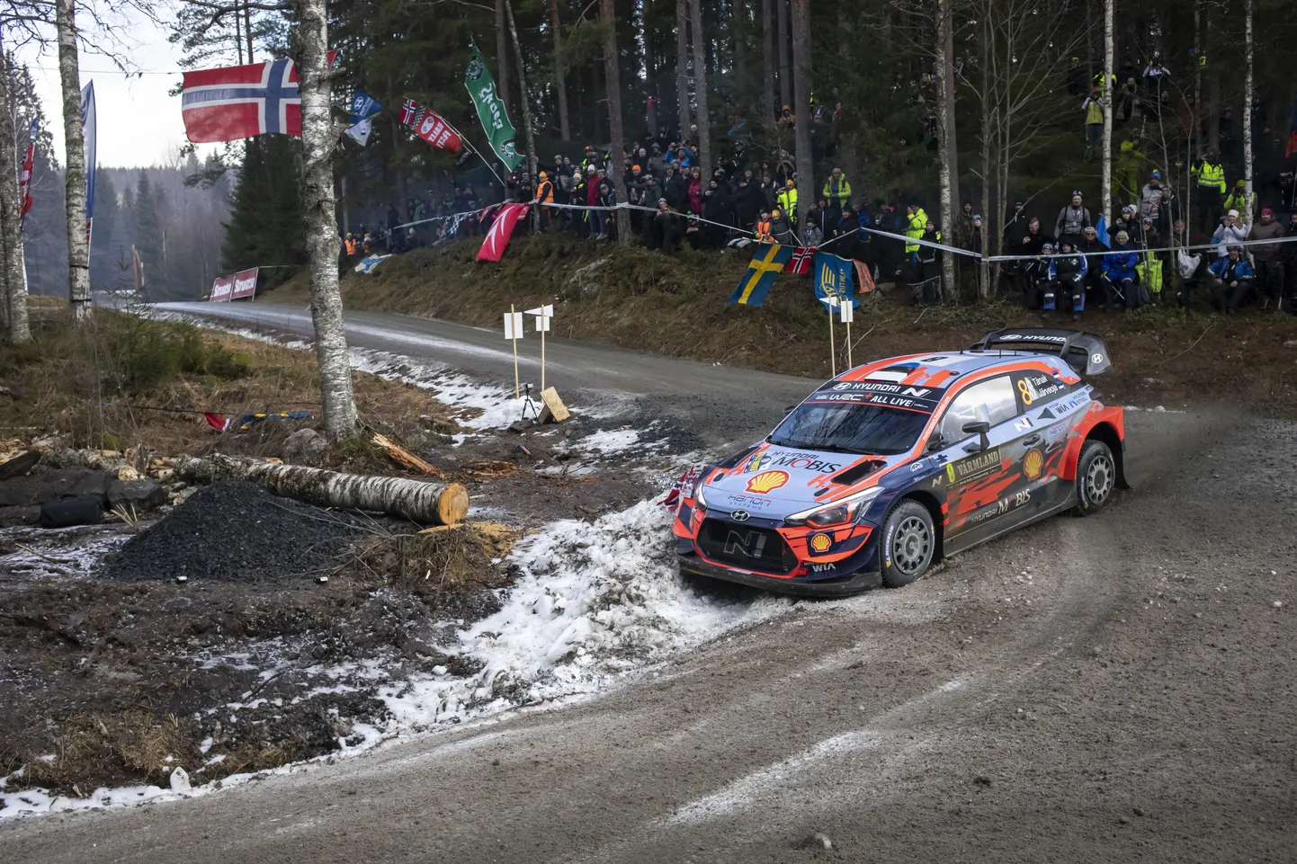 Tänavuse Rootsi MM-ralli olud olid kehvad.