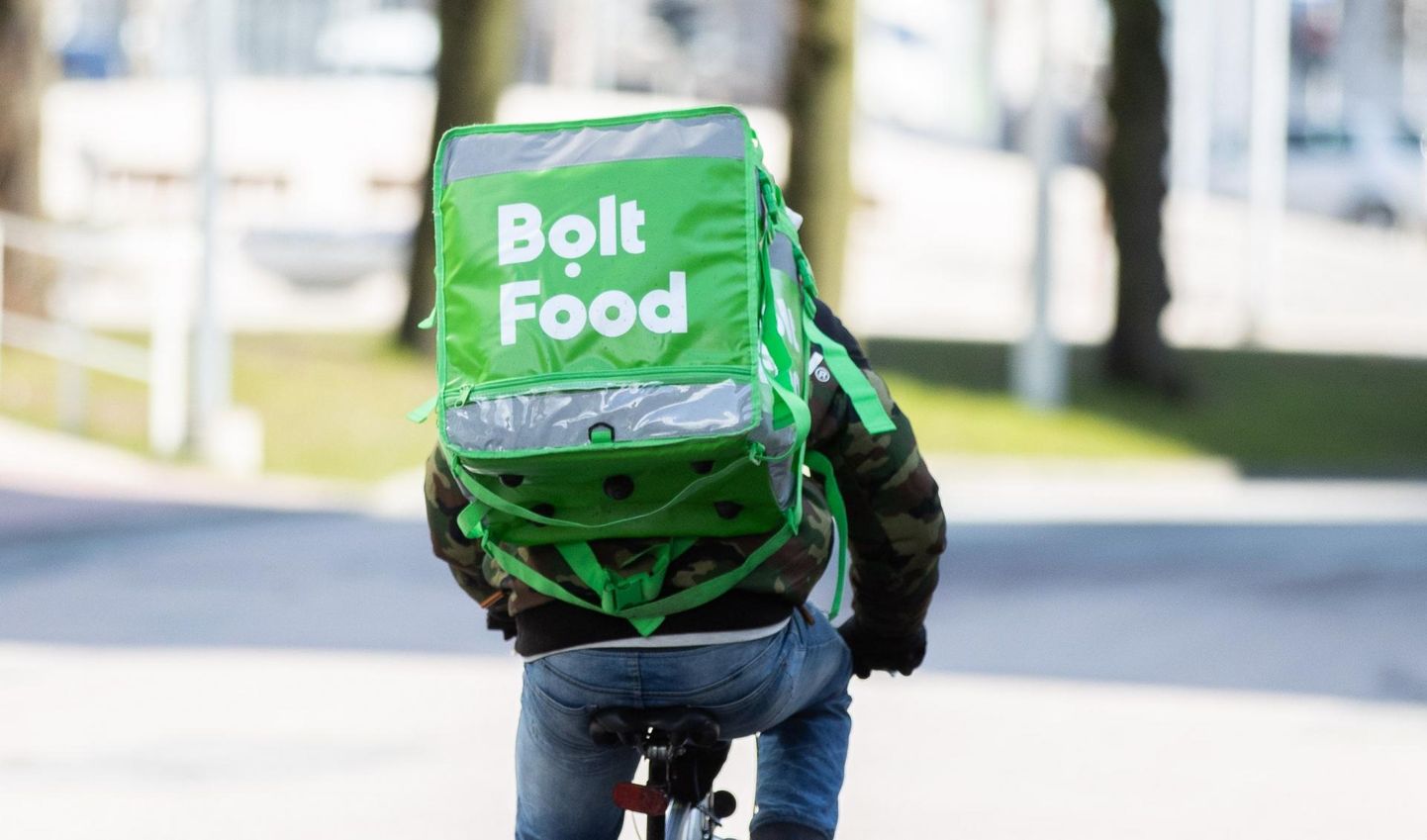 Bolt Foodi toidukuller. Foto on illustratiivne.