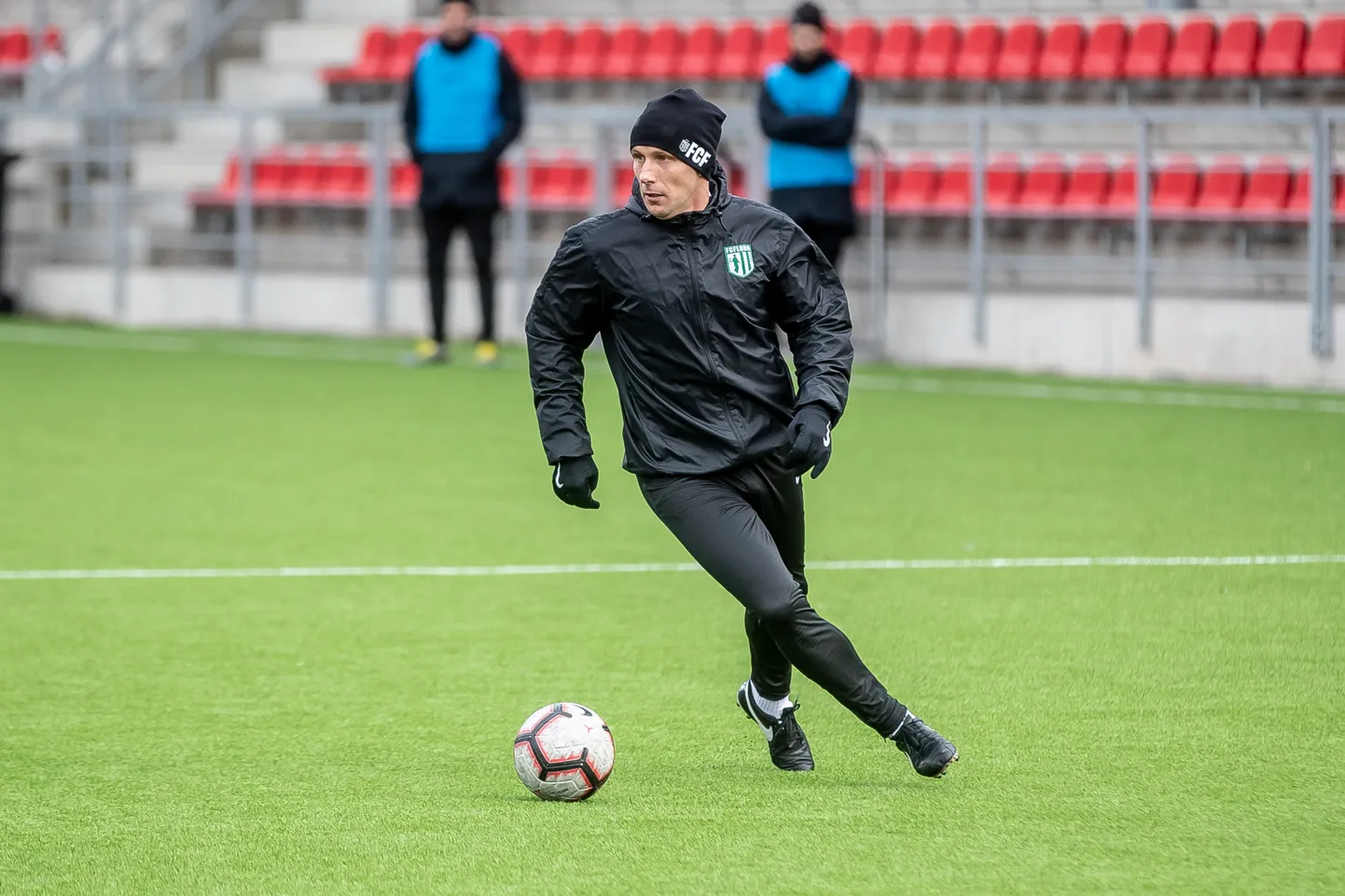 Konstantin Vassiljev Tallinna FC Flora trennis.
