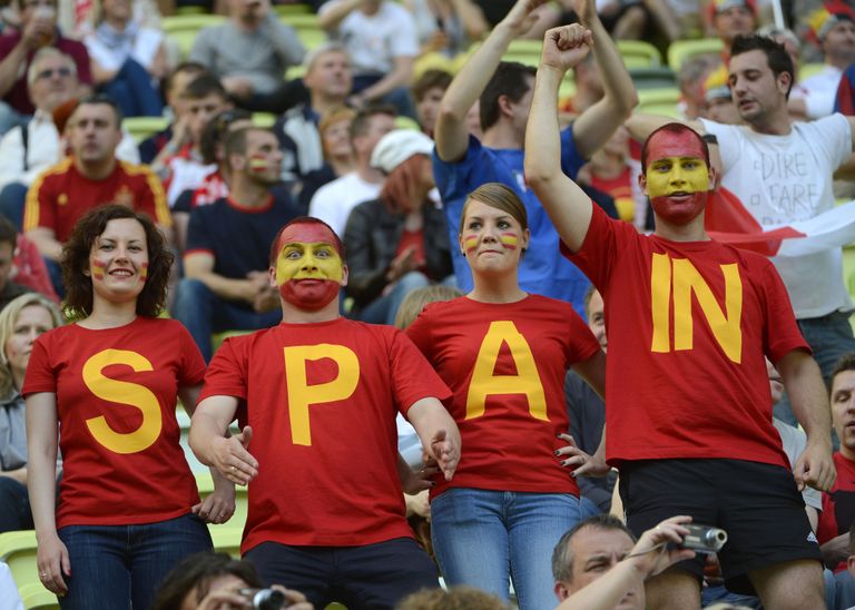Hispaania jalgpallifännid