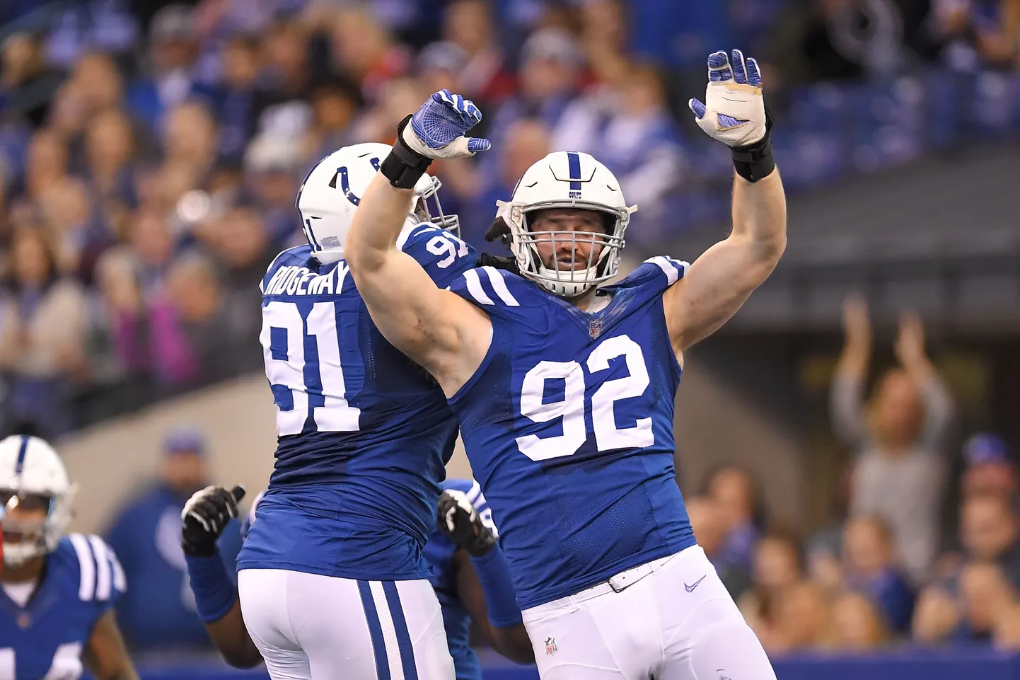 Margus Hunt (nr 92), Indianapolis Coltsi kaitsja.