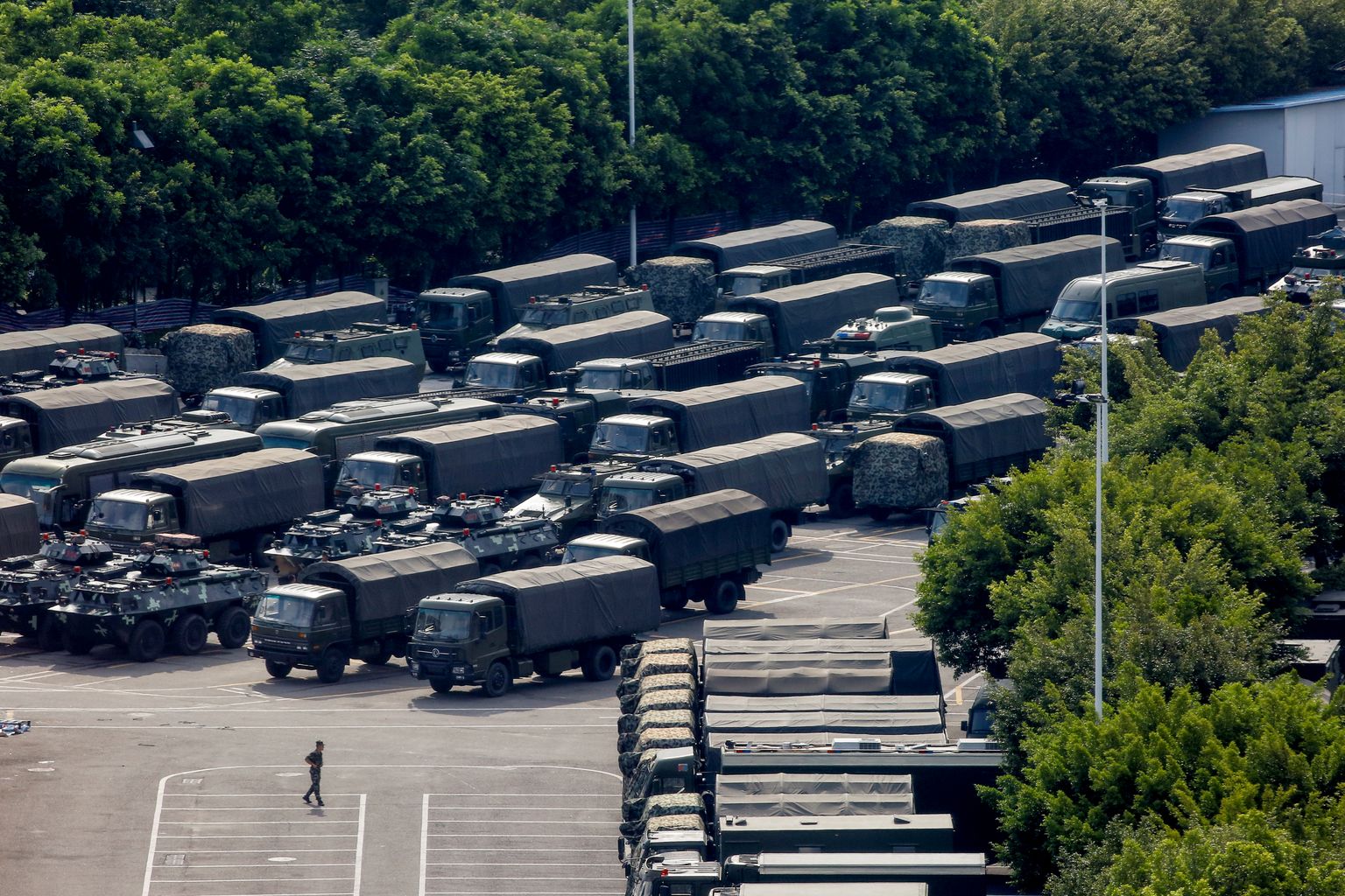 Hiina sõjaväetehnika. Foto on illustratiivne.