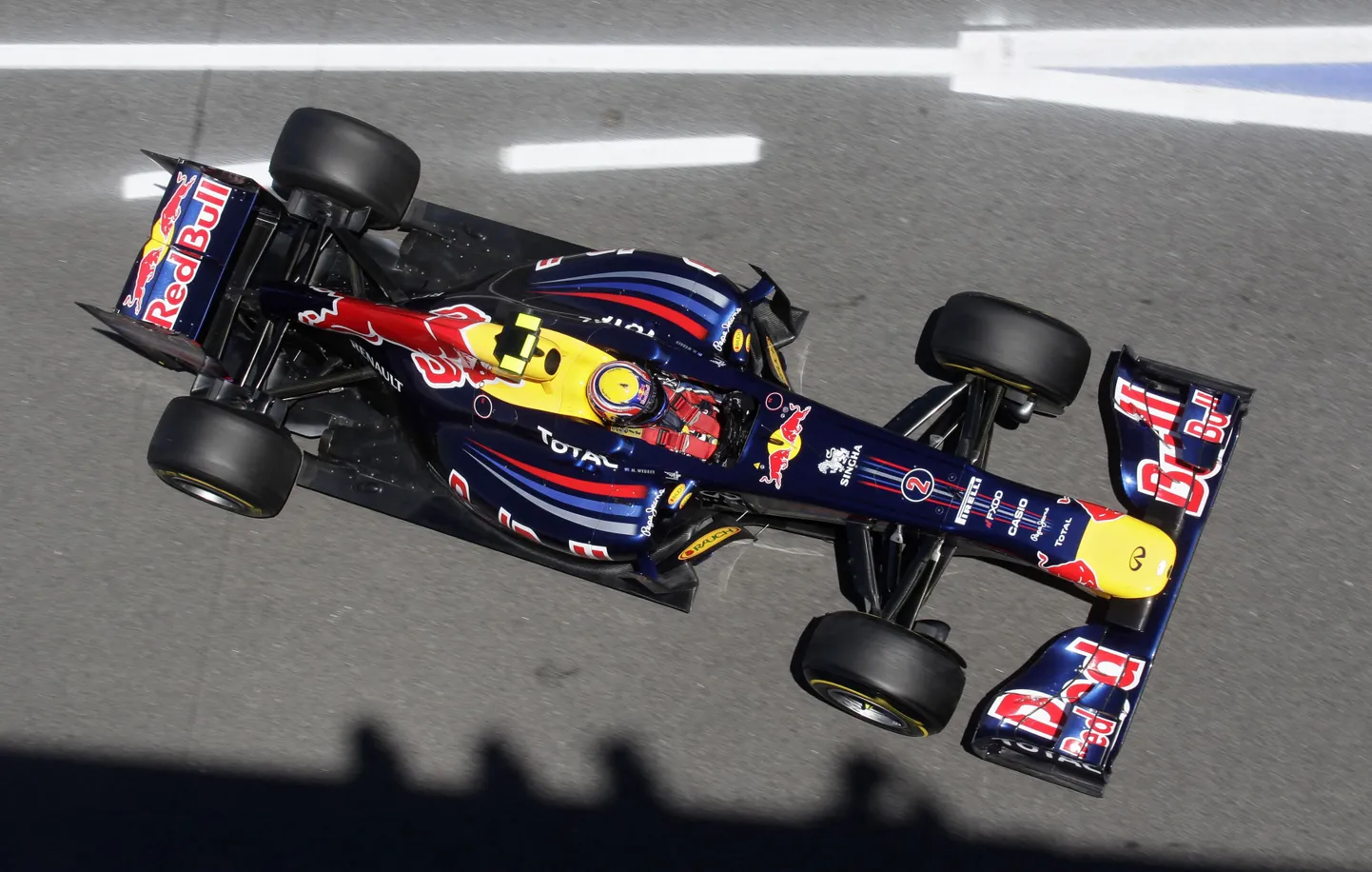 Mark Webber Red Bulli roolis.