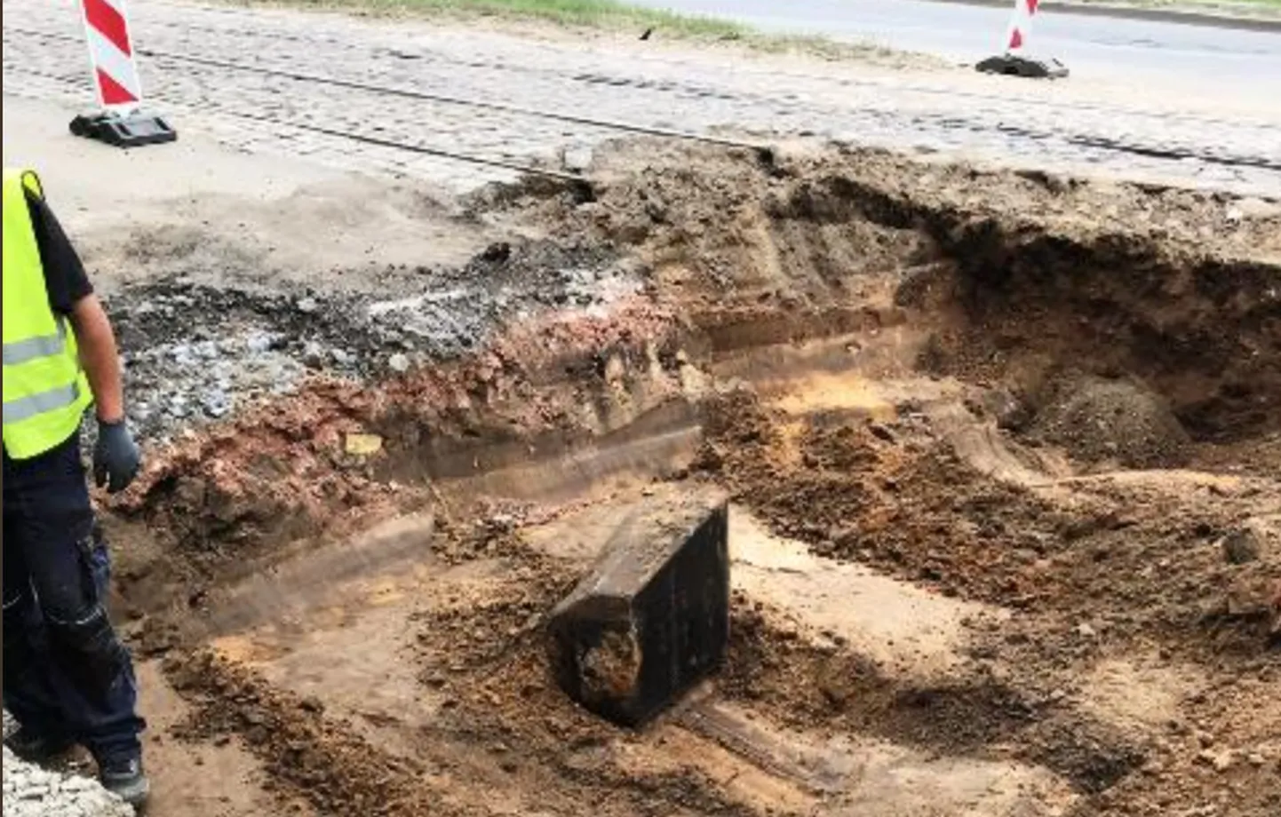 Захоронения под Брасовским мостом в Риге.