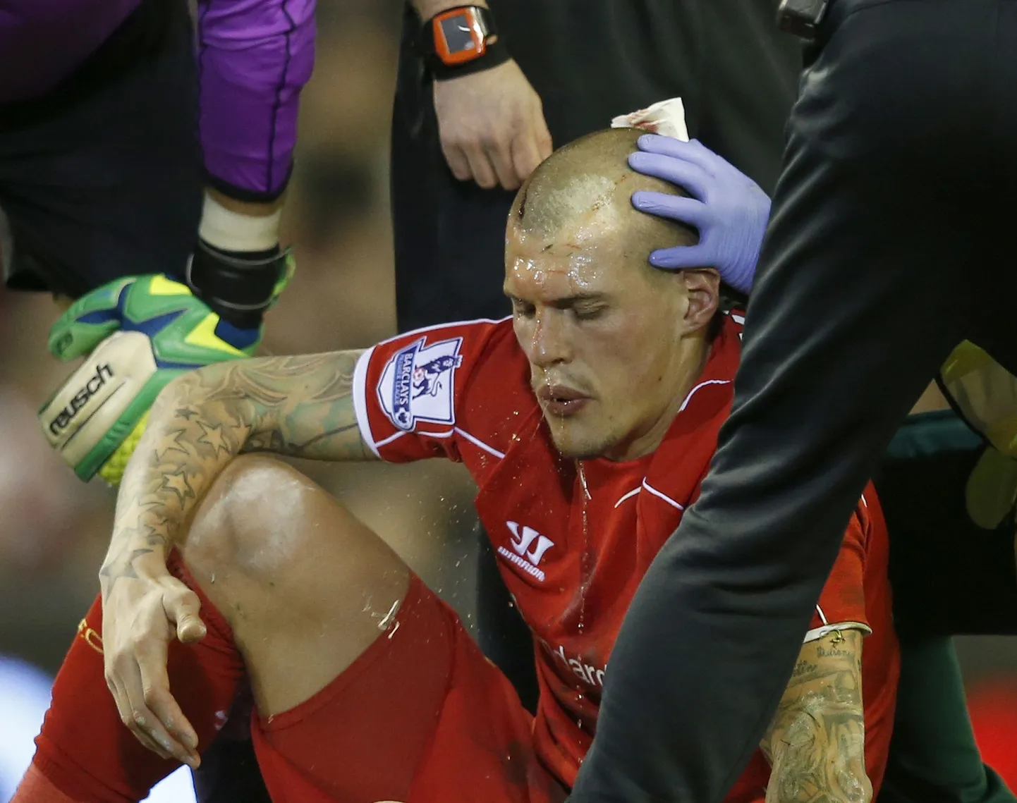 Martin Skrtel eilses kohtumises Londoni Arsenali vastu.