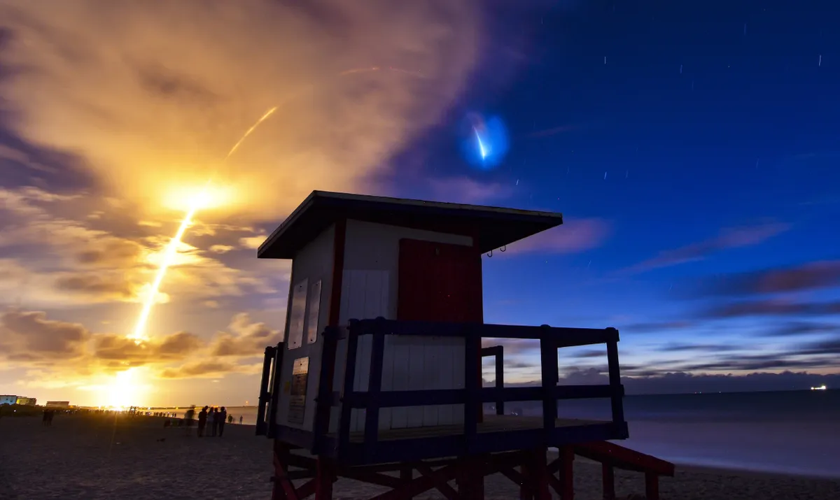 2020. gada 13. jūnijā, kompānija "SpaceX" kosmosā ar raķeti "Falcon 9" nogādāja kārtējos 58 "Starlink" satelītus. Misija ne vien bija veiksmīga, bet arī izskatījās satriecoši.