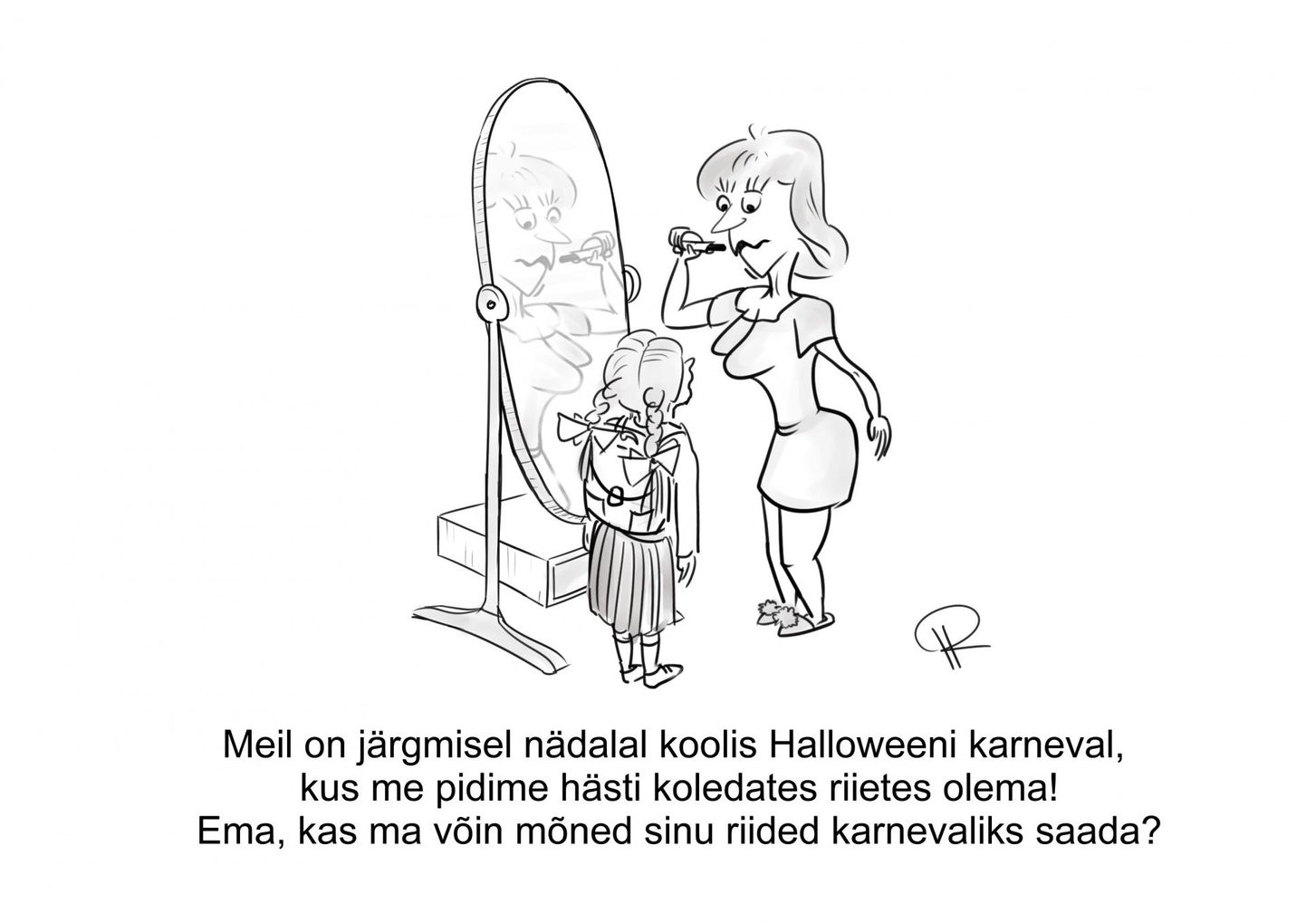Nädala karikatuur "Halloween".