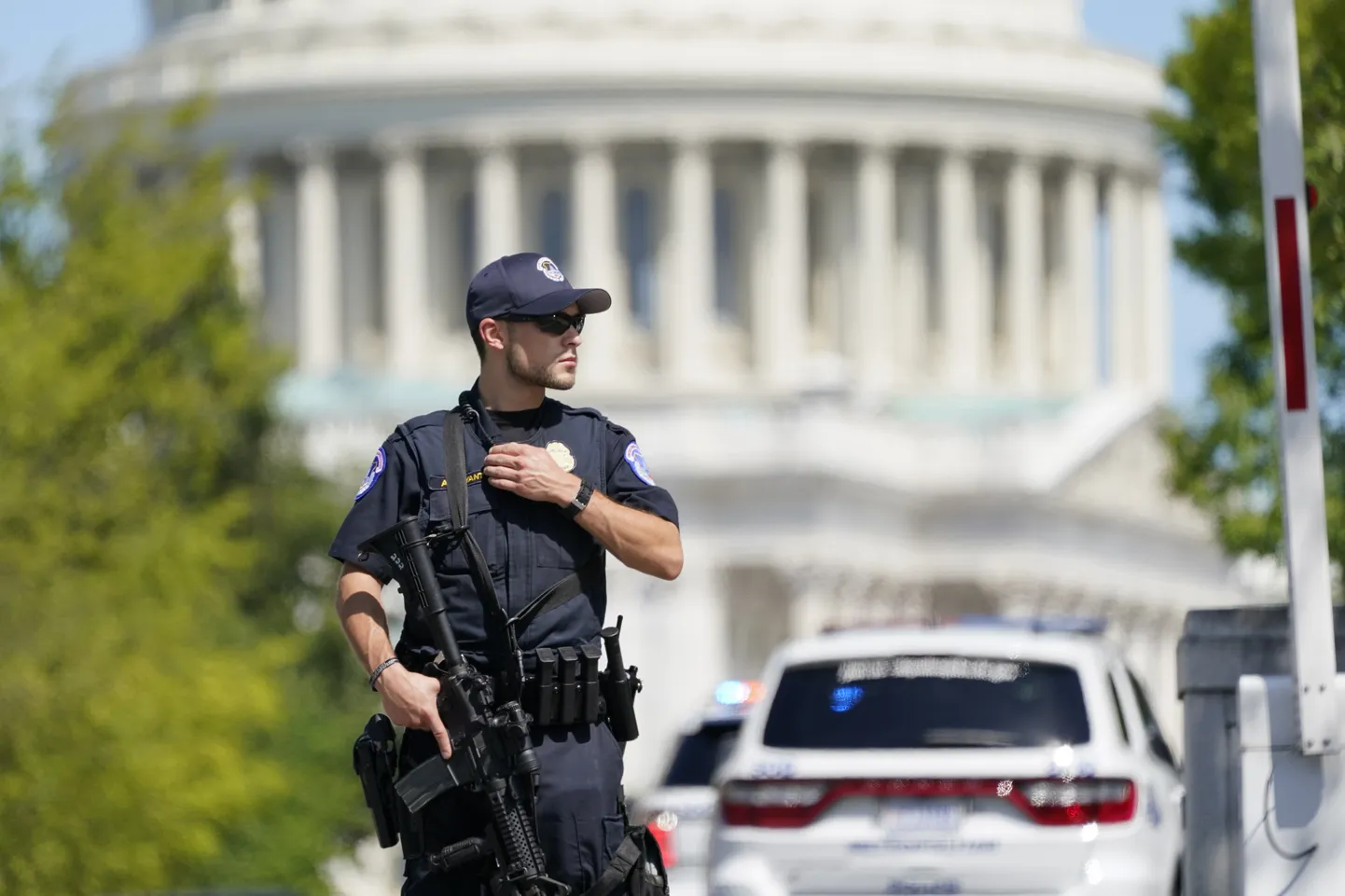 USA Kapitooliumi politseinik.