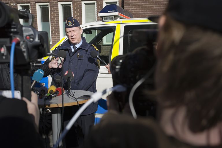 Säpo juht Klas Friberg 2015. aastal veel Göteborgi politseijuhi ametis.