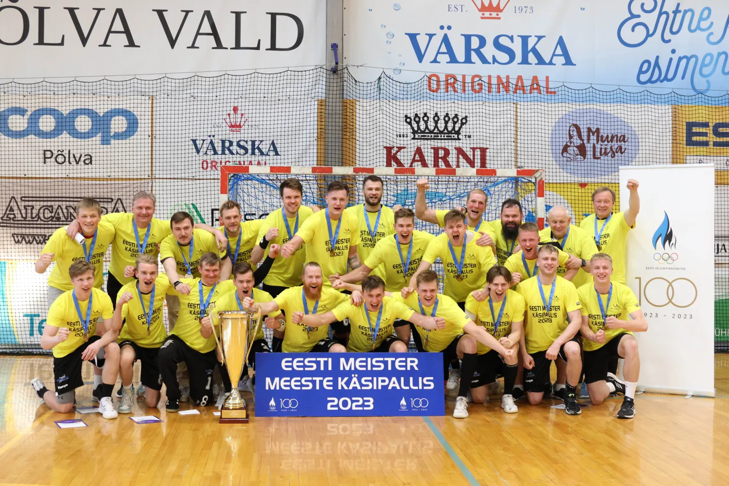 Värske Eesti meister Põlva Serviti.