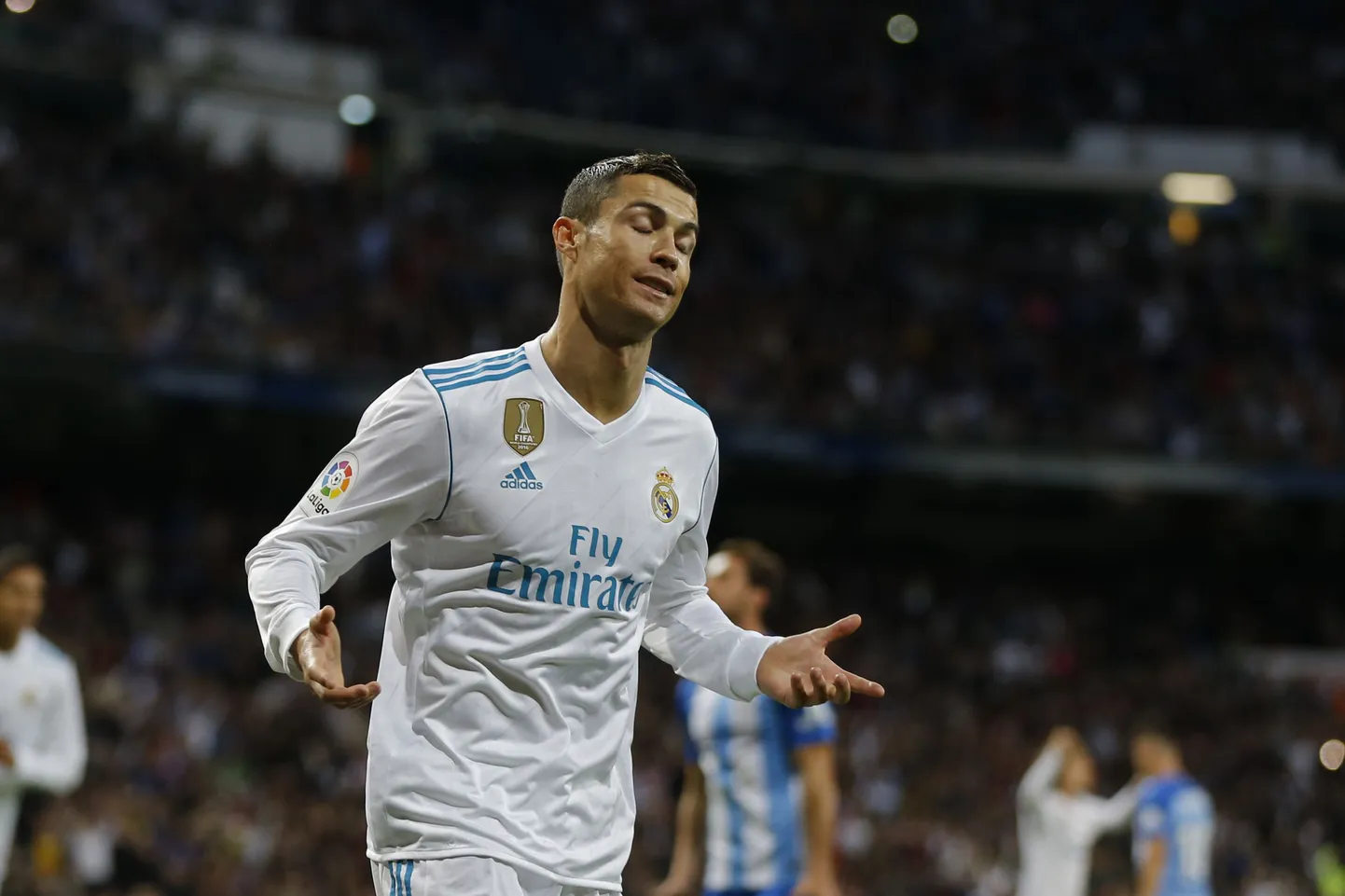 Cristiano Ronaldol on ees väravavaht-tõrjus-penatli-aga-teise-löögi-panin-sisse nägu.