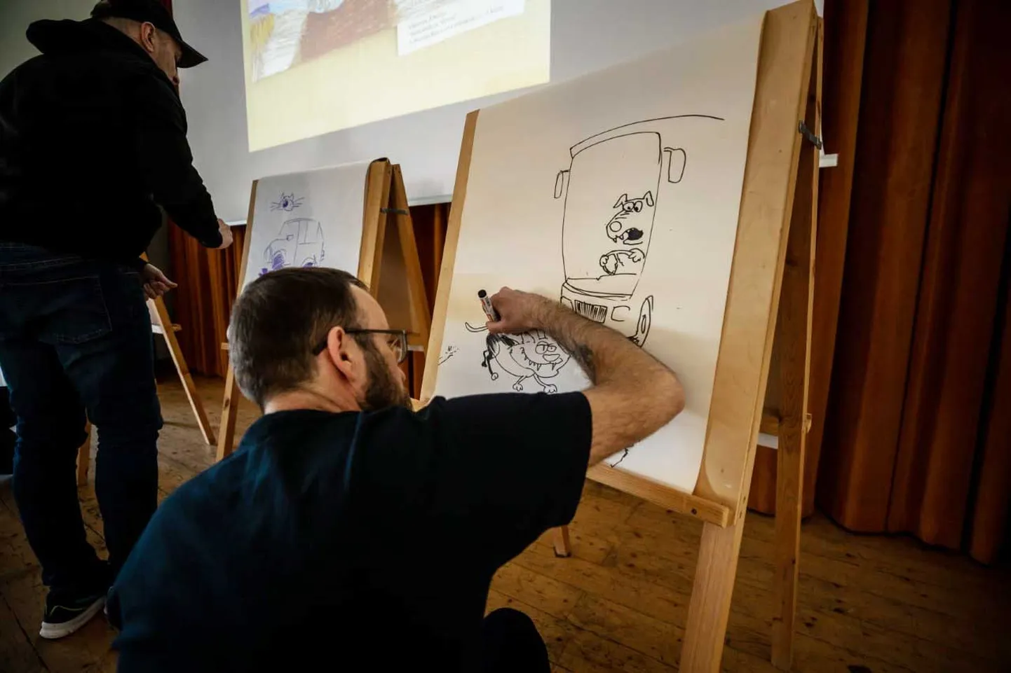 karikatūru zīmēšanas konkurss "Pa-smejies!"