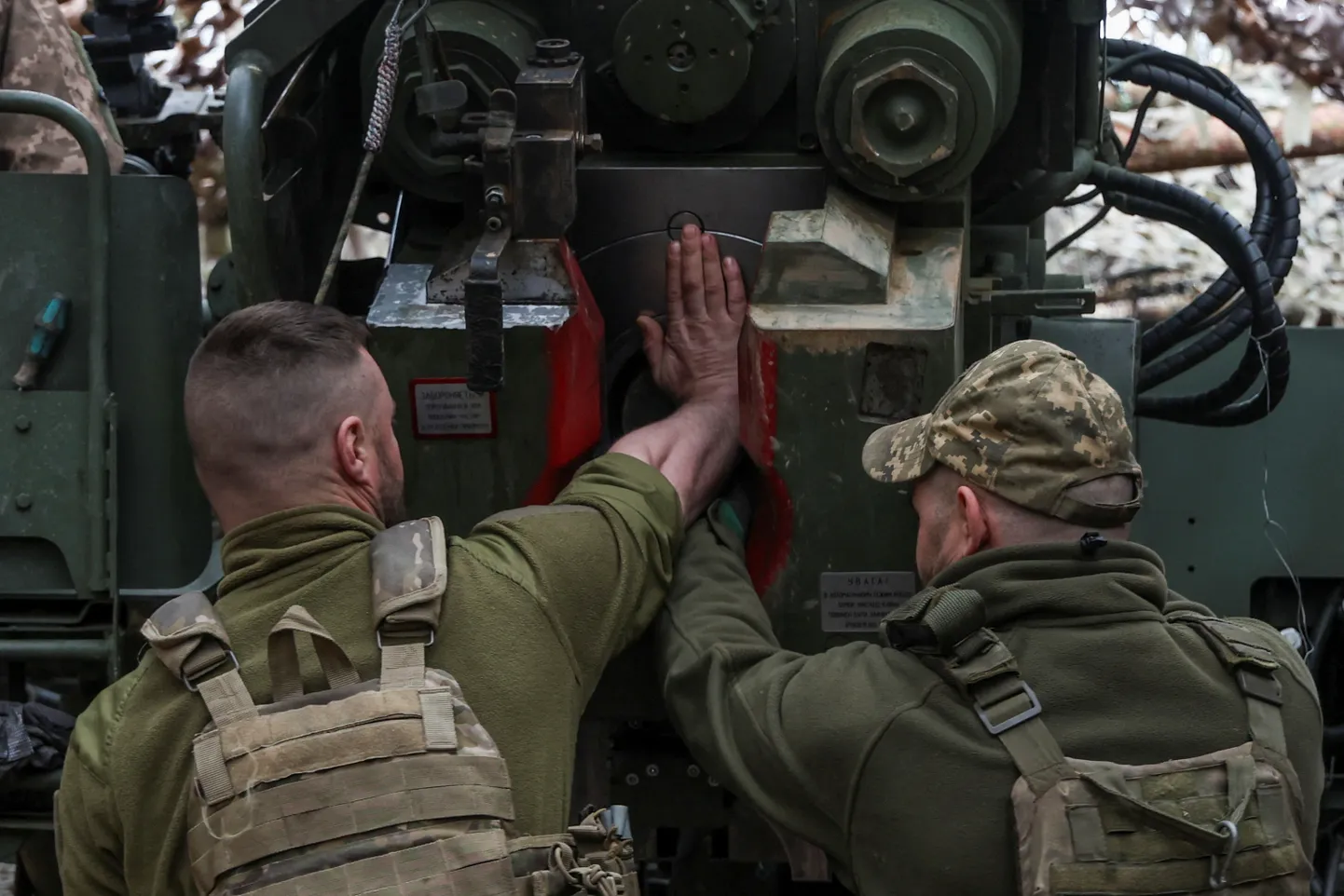 Украинские военные.