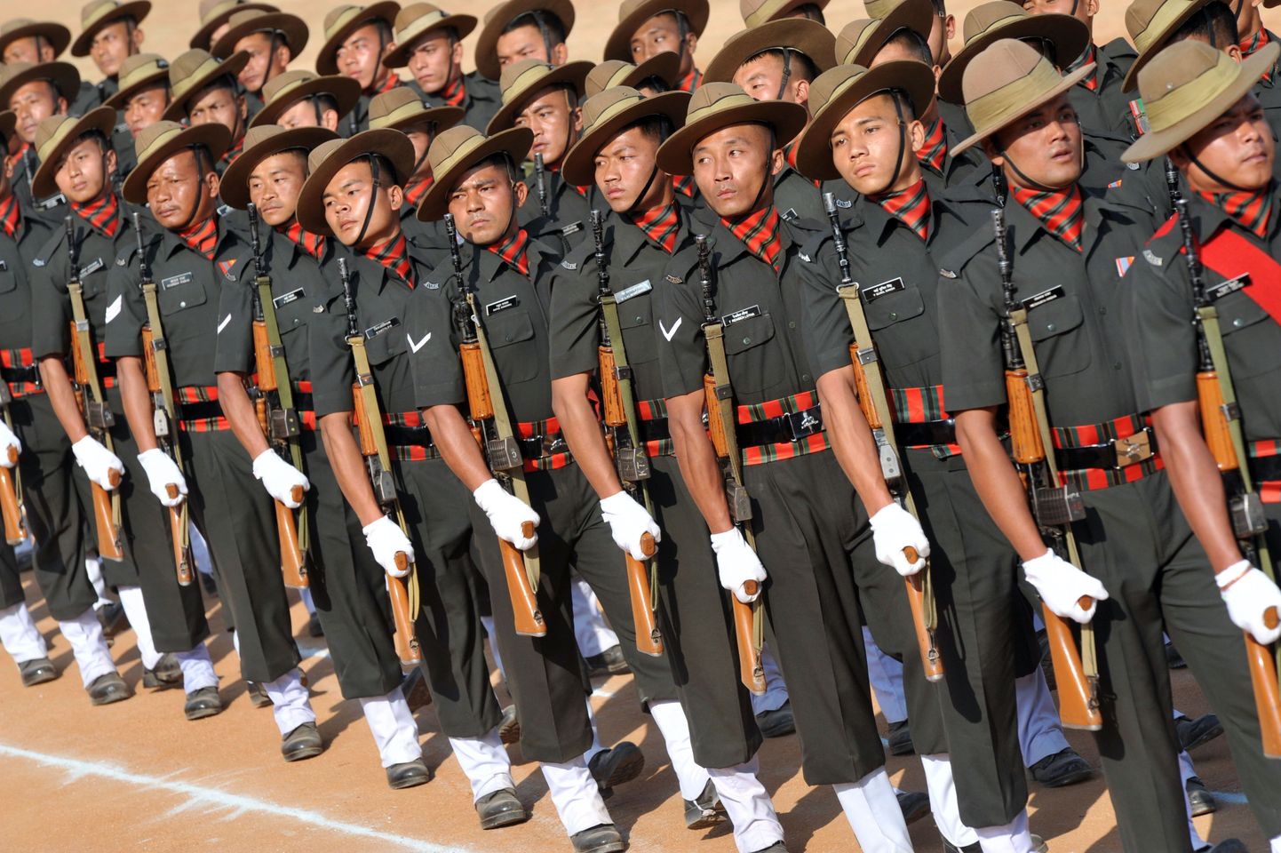 India armee sõdurid.