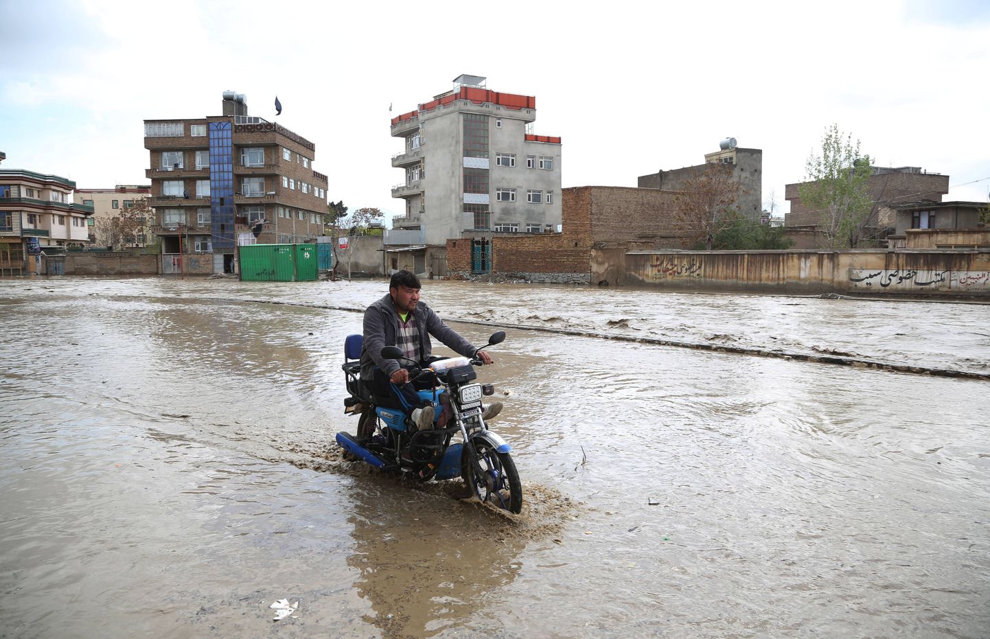 Üleujutus Kabulis. Foto on illustratiivne.