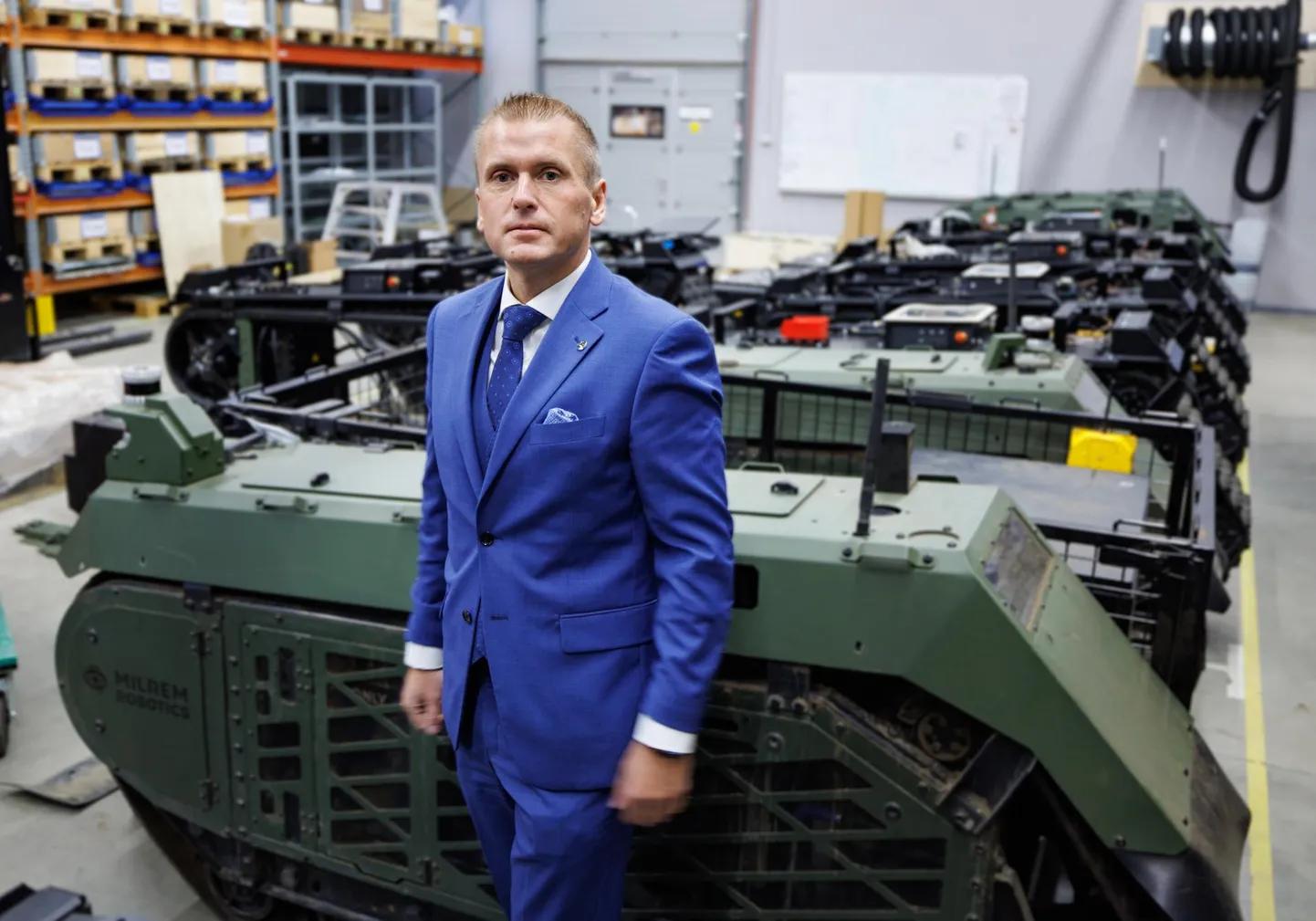 Milrem Roboticsi juhatuse esimees Kuldar Väärsi.