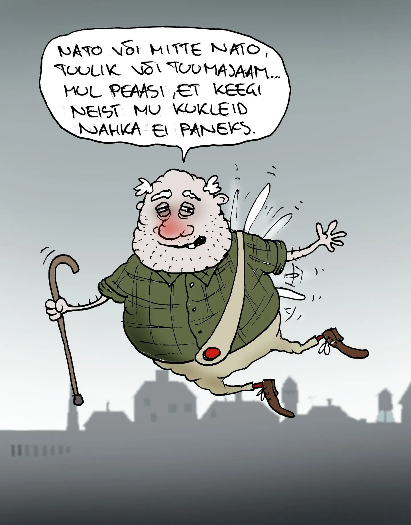 Vana ja väsinud Karlsson.