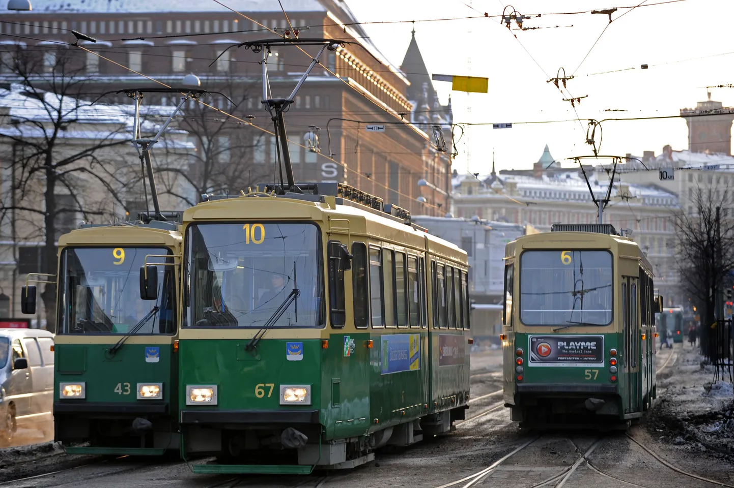 Trammid Helsingis.