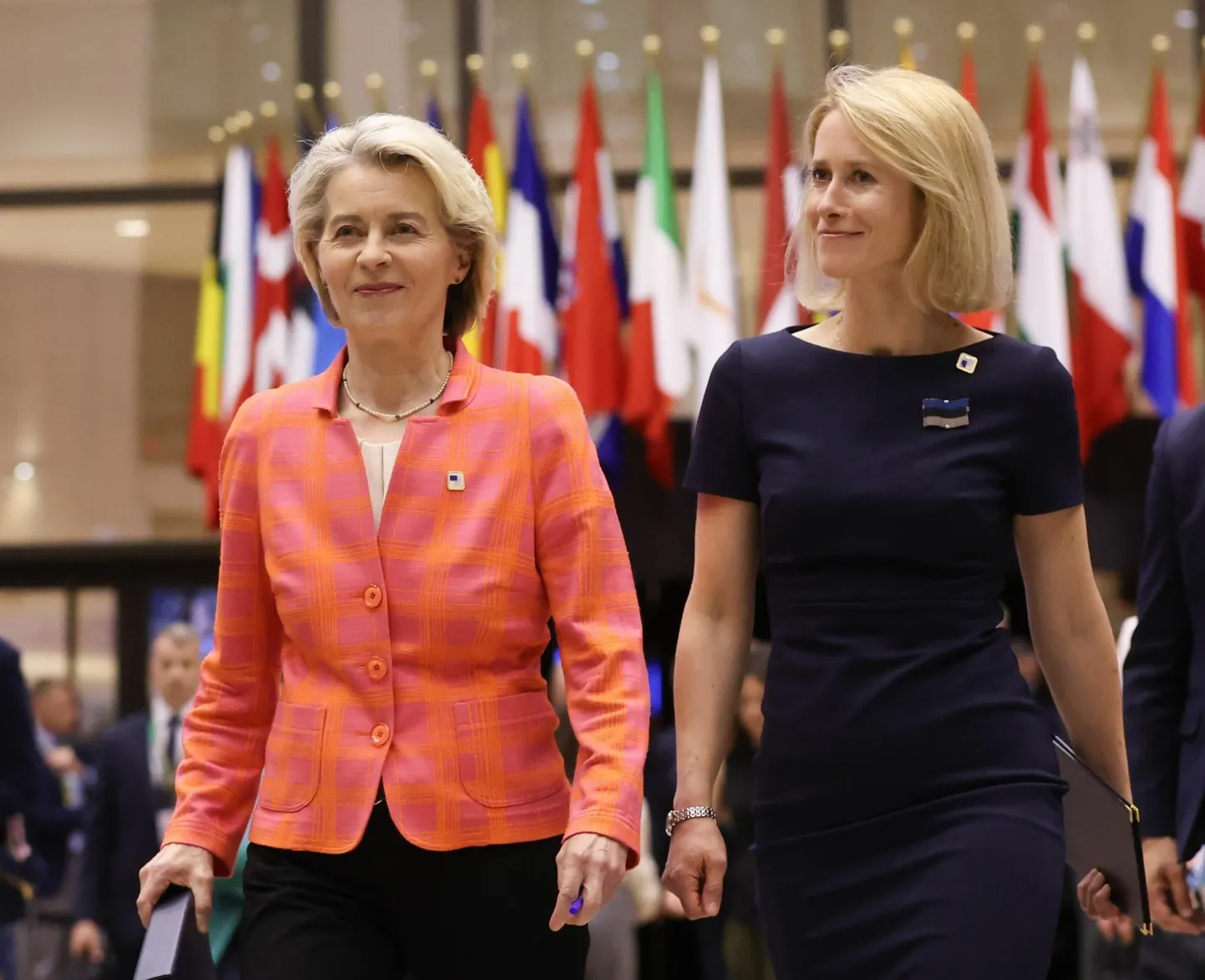 Ursula von der Leyen and Kaja Kallas.