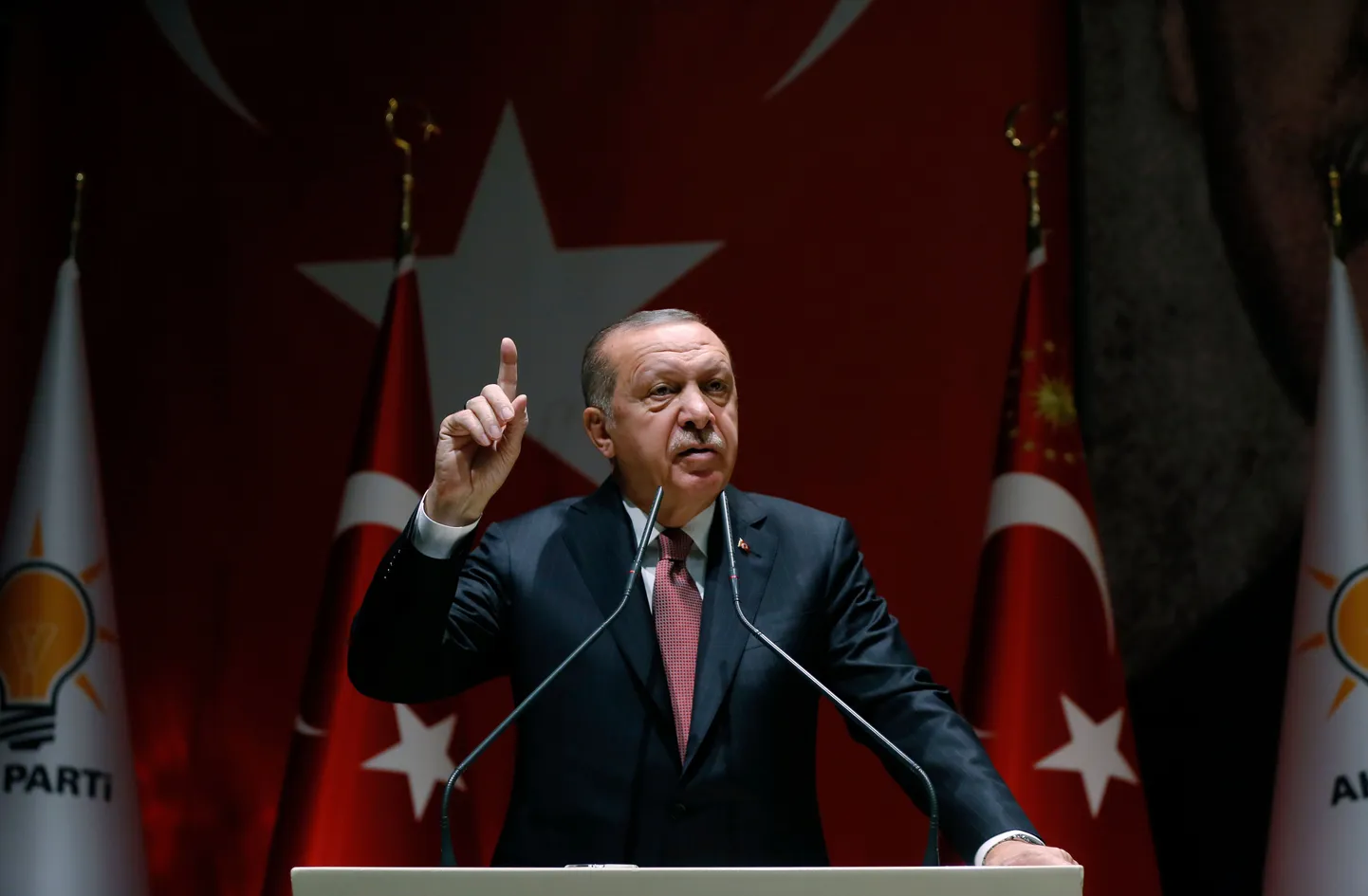 Türgi president Recep Tayyip Erdoğan.