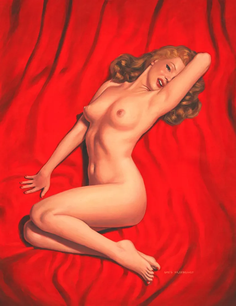 Marilyn Monroe maal (Greg Hildebrandt)