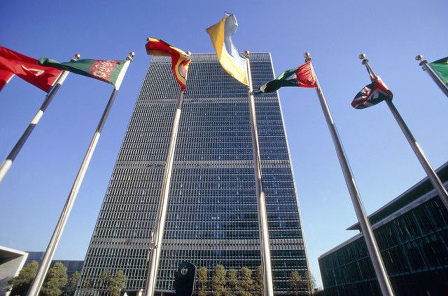 Главное здание ООН в Нью-Йорке.