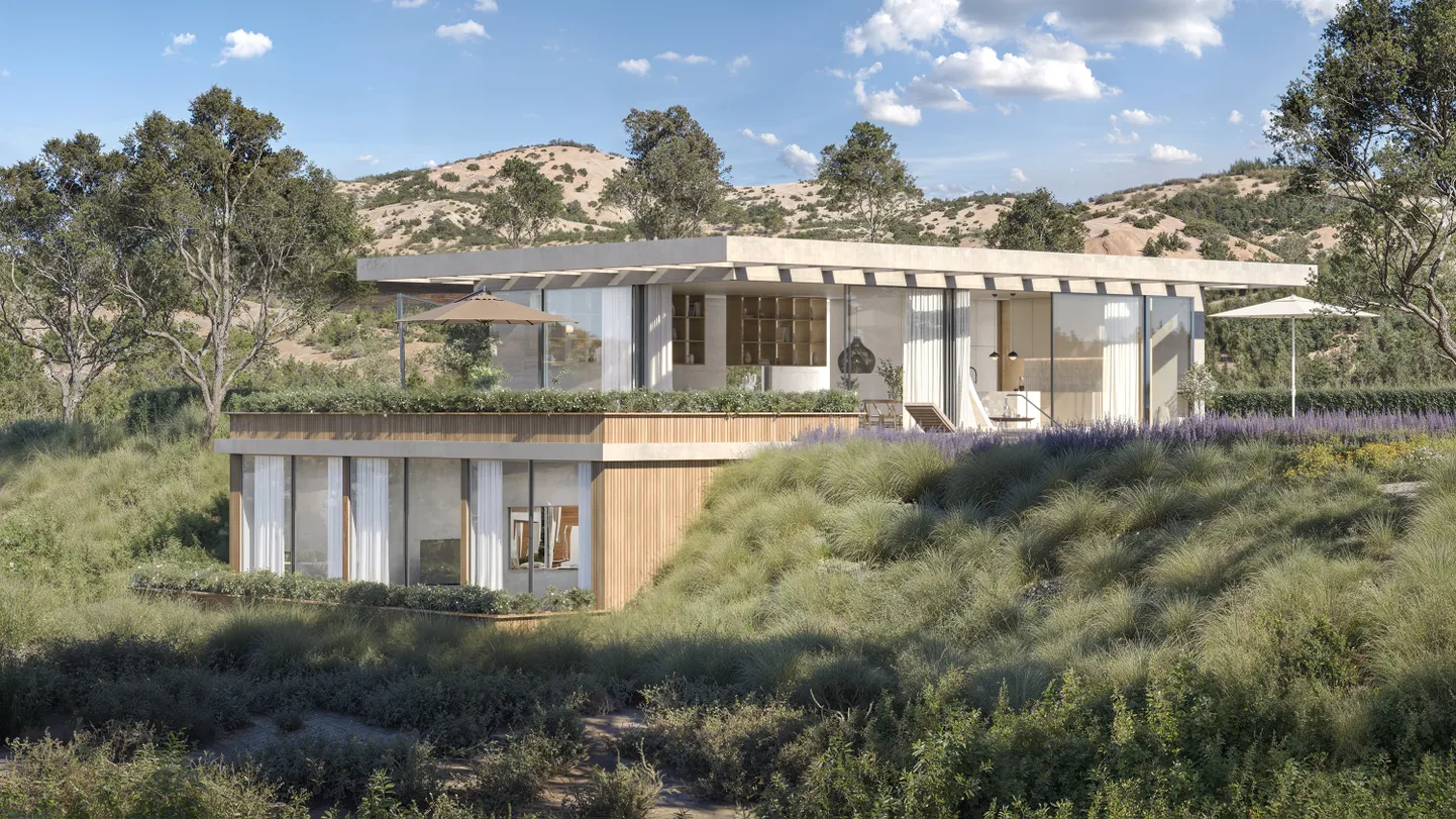Будущий район вилл Silves Hills на юге Португалии.