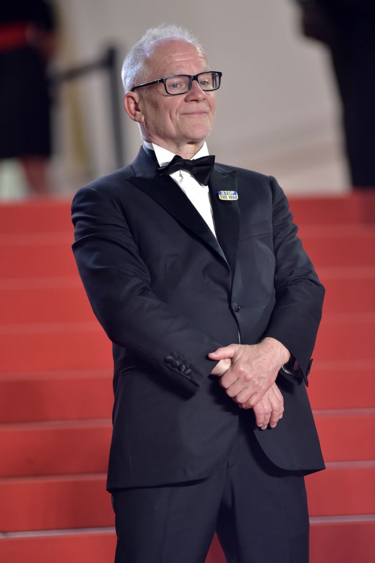 Kannu kinofestivāla direktors Tjerī Fremo aizvadītā gada festivāla laikā. 
