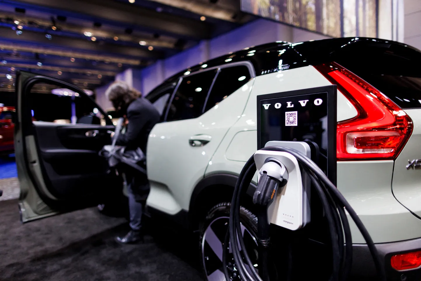Volvo elektriauto.