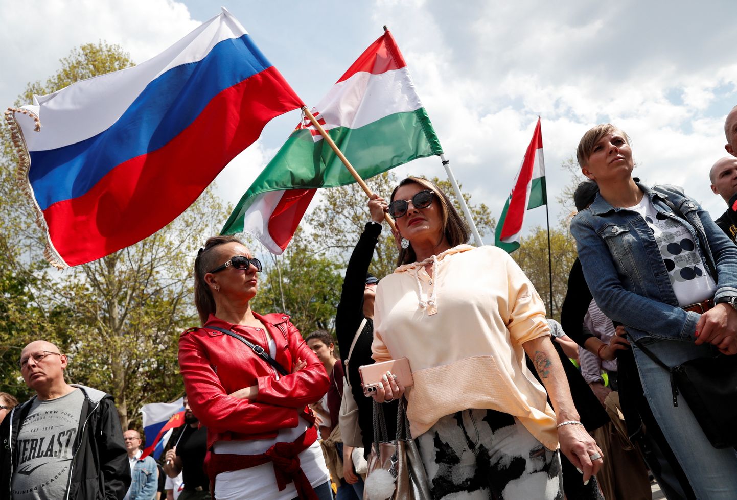 30 апреля в Будапеште прошла акция в поддержку России.