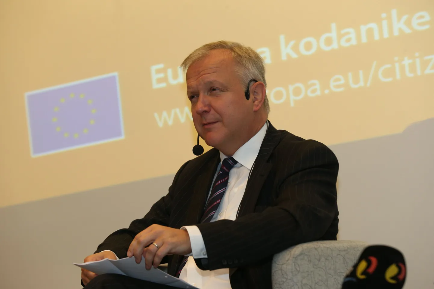 Tallinnas toimub täna arutelu «Euroopa majanduse tulevik», mille peaesinejateks on Euroopa Komisjoni rahandusvolinik Olli Rehn ja transpordivolinik Siim Kallas.
