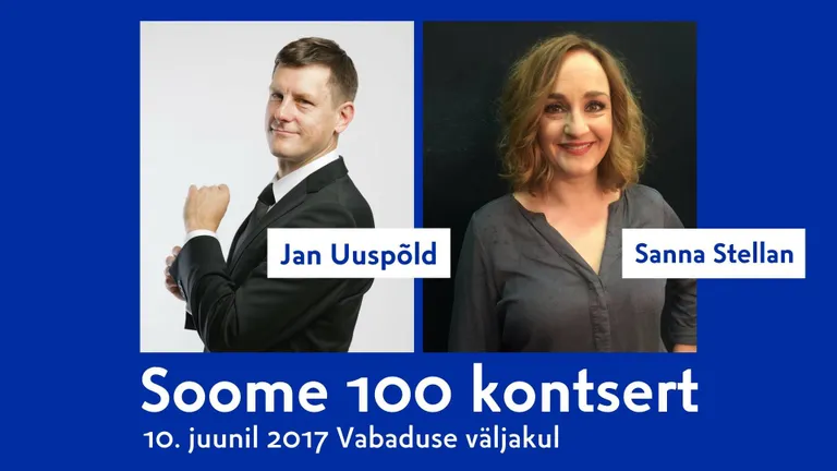 Kontserti juhtisid näitlejad Jan Uuspõld ja Sanna Stellan.