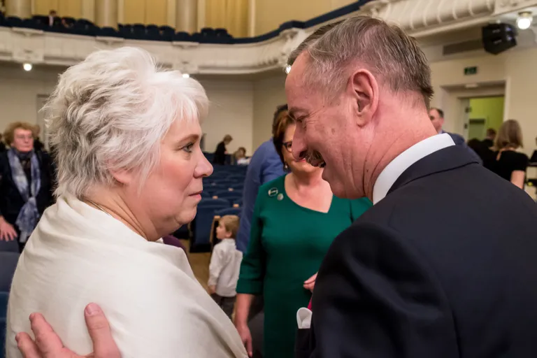 Marina Kaljurand ja Siim Kallas. Foto: Erik Prozes