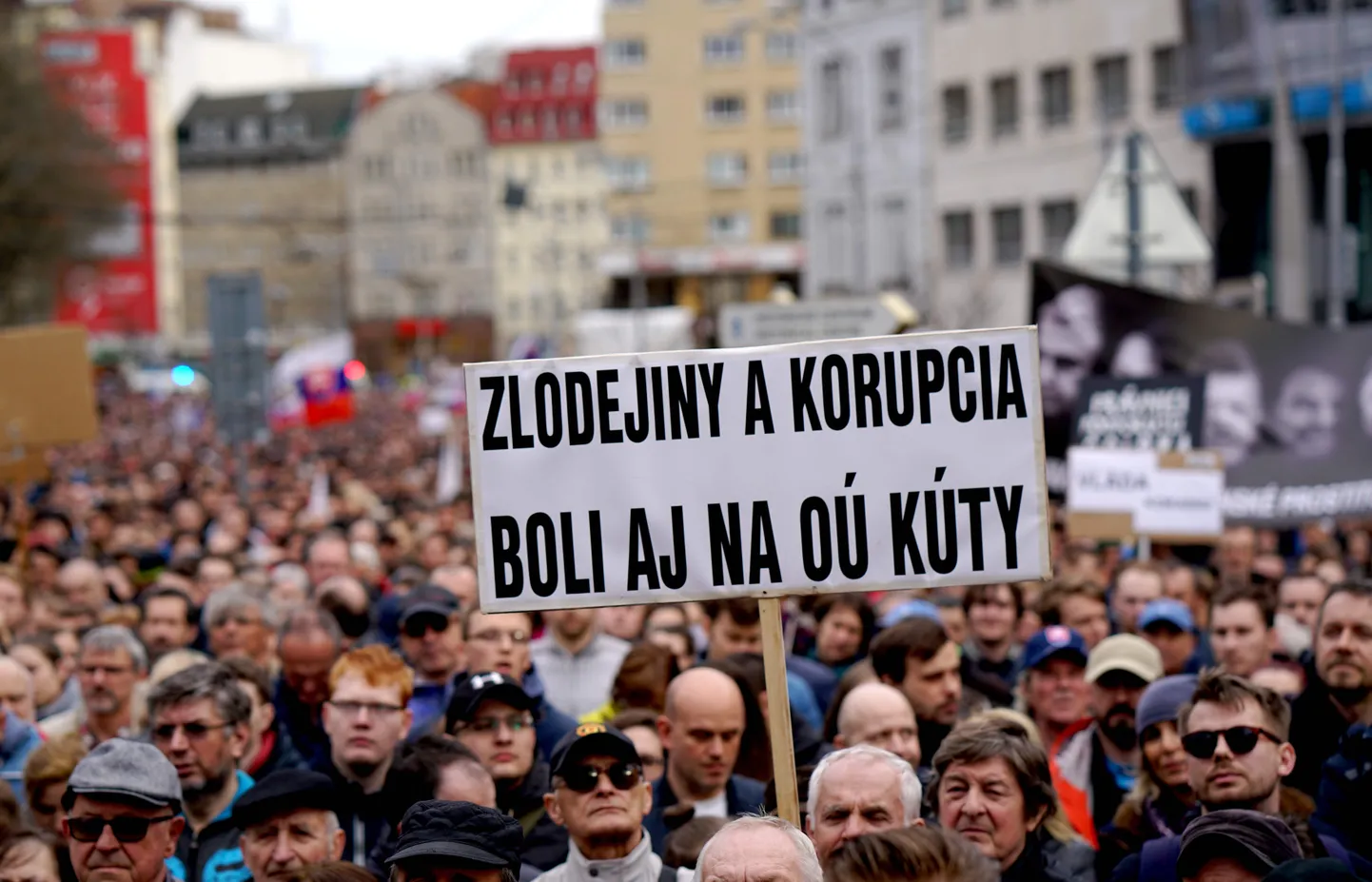 Meeleavaldus Bratislavas.