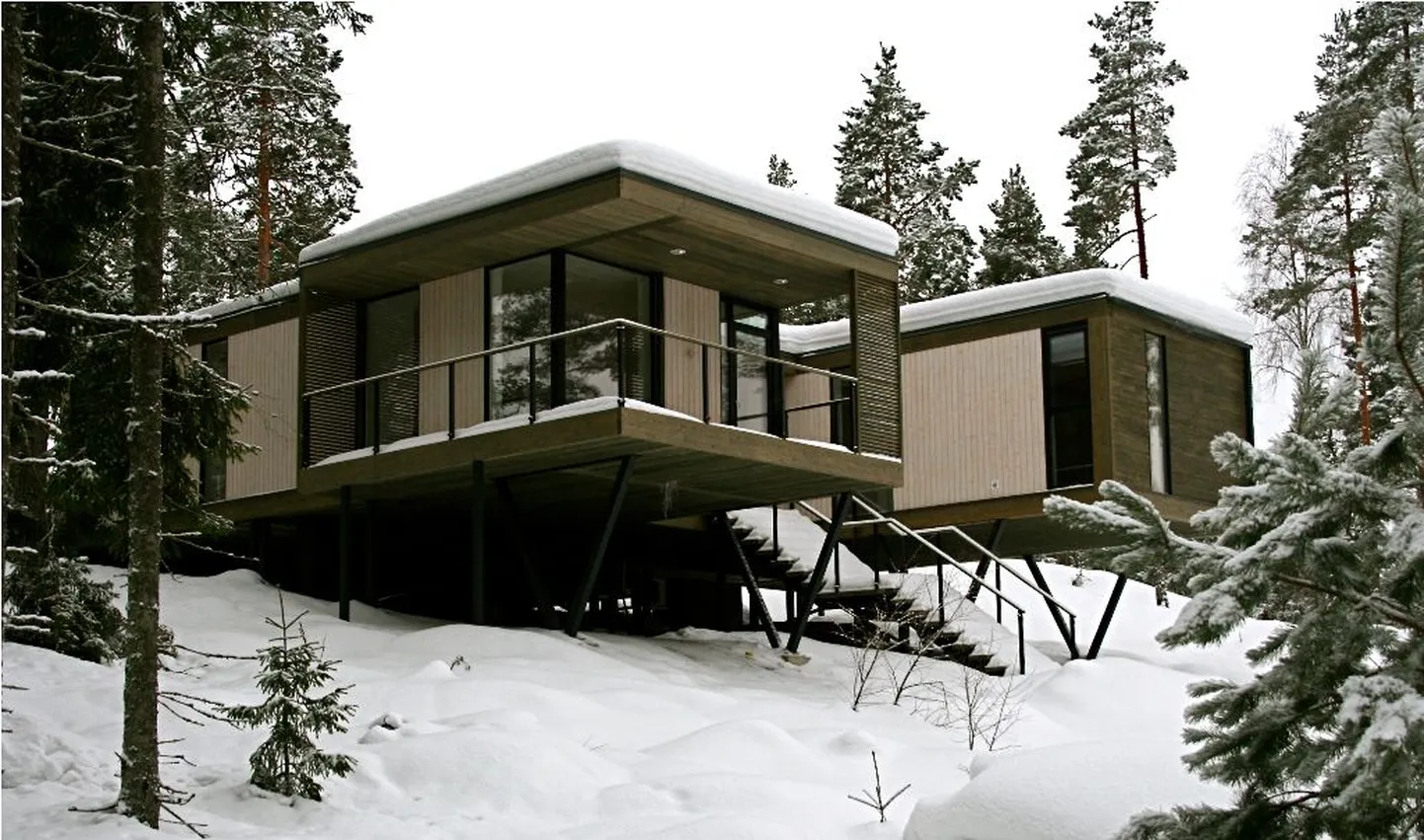 Moodulmaja, foto on illustreeriv
