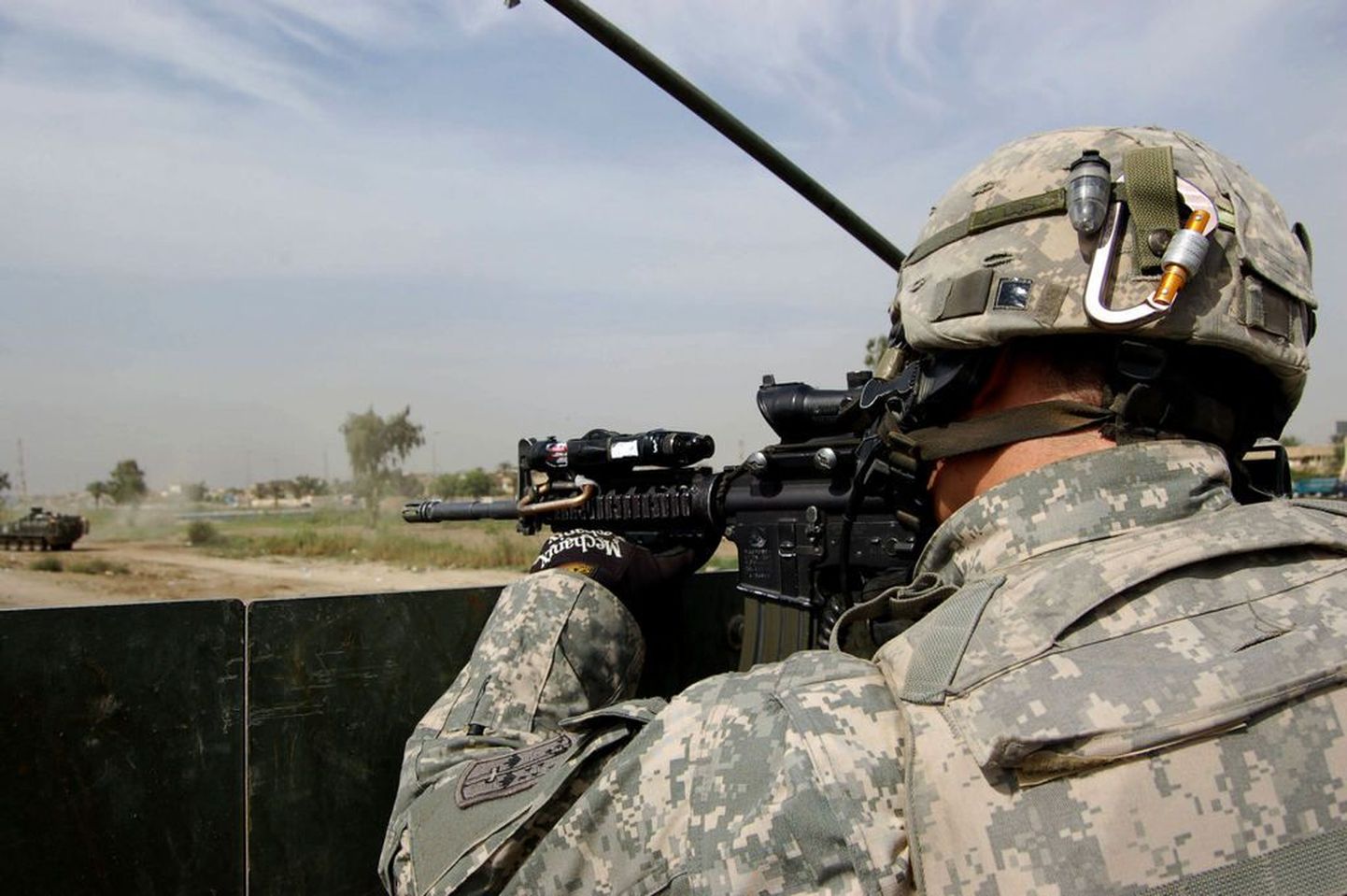 USA sõdur Bagdadis.