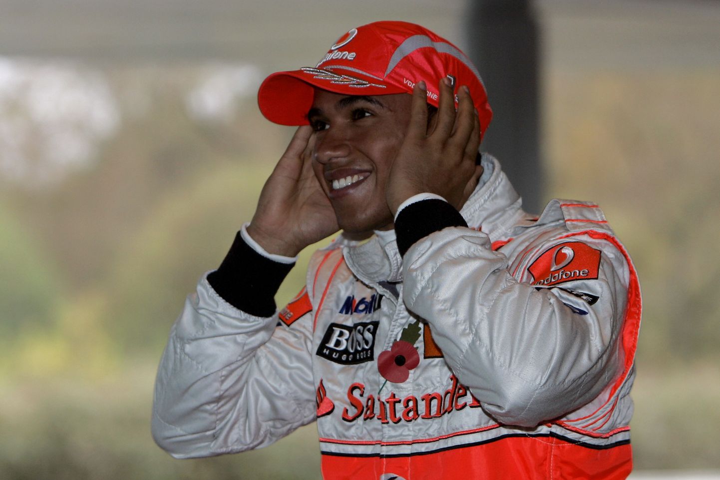 2008. aasta maailmameister Lewis Hamilton.