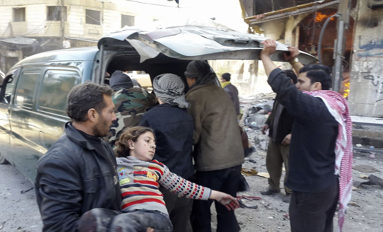 Серия взрывов в столице Сирии Дамаске. Снимок иллюстративный.