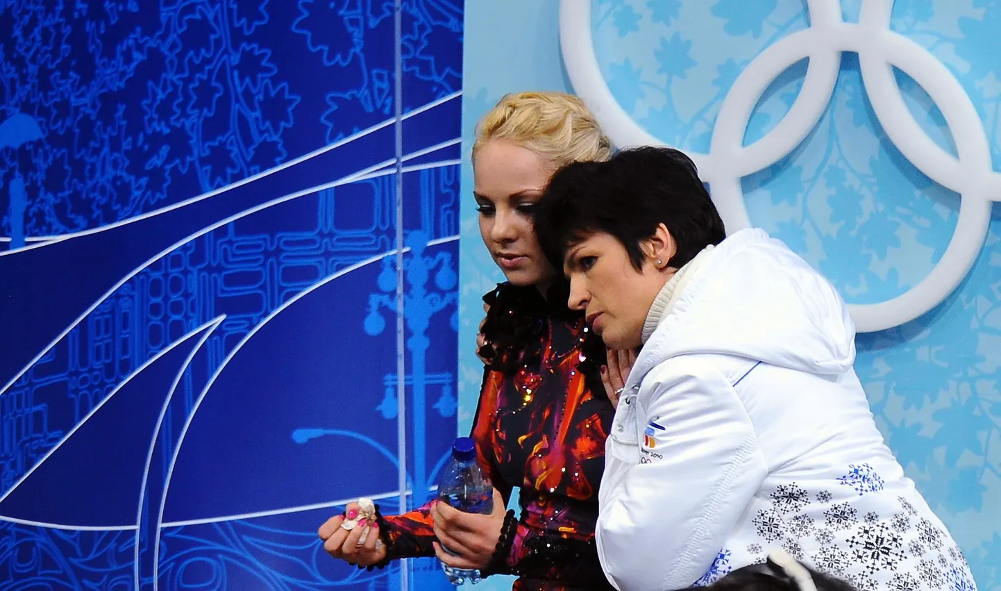 Елена Глебова и ее тренер Анна Леванди.