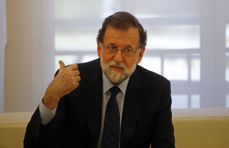 Hispaania peaminister Mariano Rajoy. Foto: PAUL WHITE/AP/Scanpix