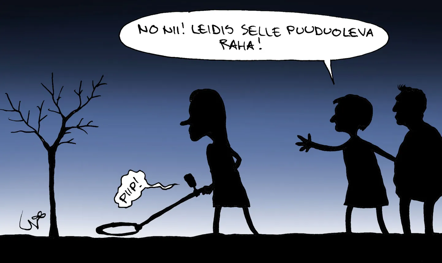 Urmas Nemvalts joonistab.