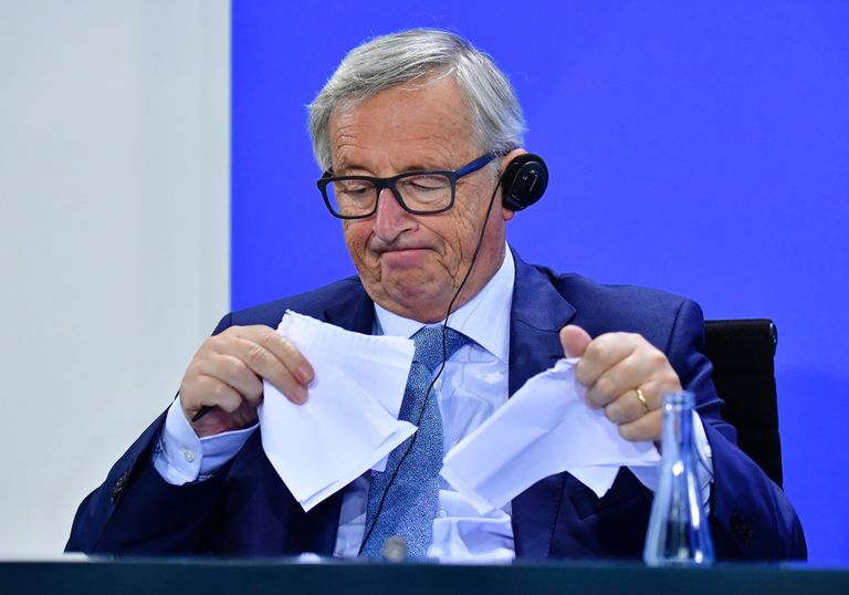 Euroopa Komisjoni president Jean-Claude Juncker juunis 2017 Berliinis pressikonverentsil